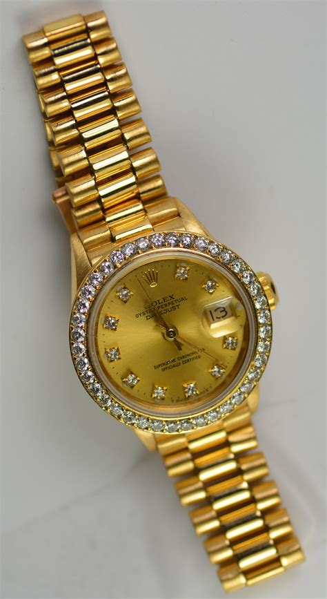 rolex diamond bezel watches.